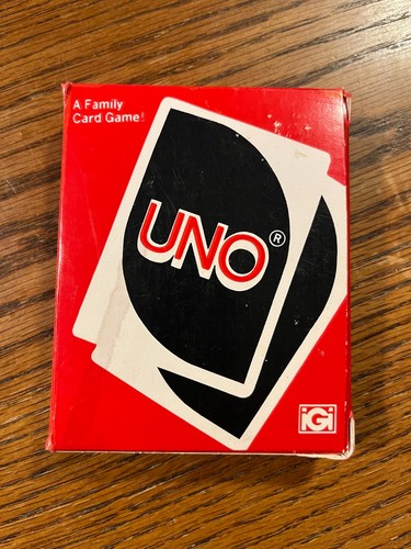 Vintage 1979 uno card game - card, ~