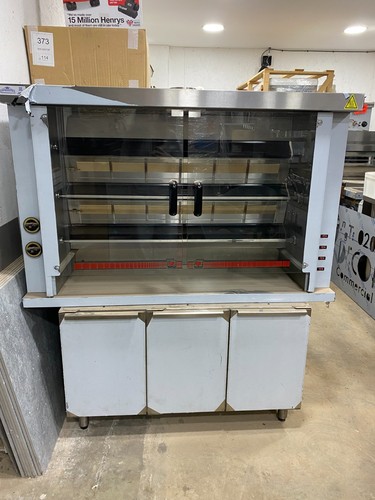 Chicken rotisserie gas oven
