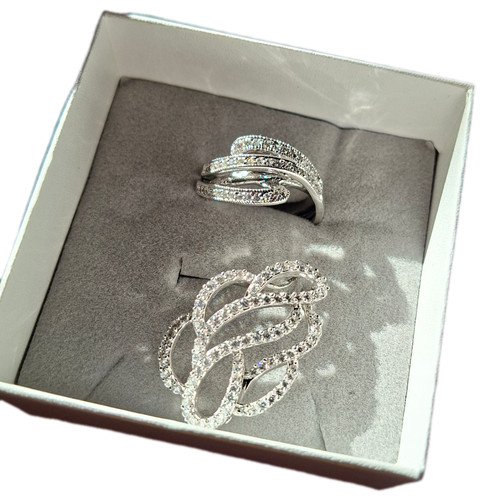 925 sterling silver ring - silver, size