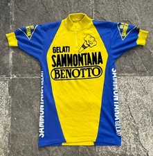 Vintage 1980s Sammontana Benetto Cycling Jersey - Caratti