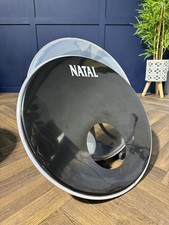 Natal Bass 20" Drum Heads (Pair) / Black & Clear #NE15