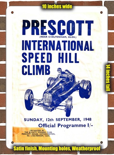 Metal sign 1948 prescott - metal,
