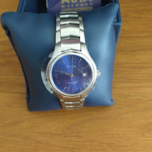 Avia blue dial - blue, men's