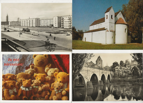 519 postcard saalfeld - postcard,