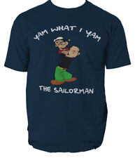 Popeye Shirt T Mens Sailor Cartoon Funny Men Birthday Gift Man Present Ideal New