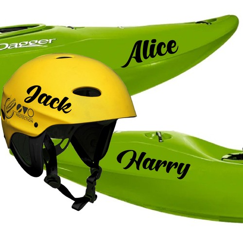 Personalised kayak name - kayak,