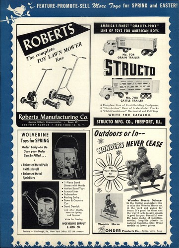 1953 paper structo - structo, #704