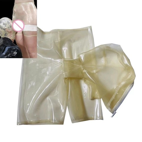 Latex rubber shorts - latex,