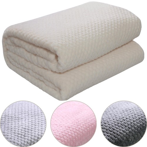 Fleece honeycomb throw soft - fleece,