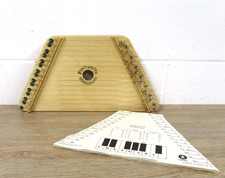 Wanju Zither Music Maker Lap Harp Musical Instrument Wooden With Music Sheets