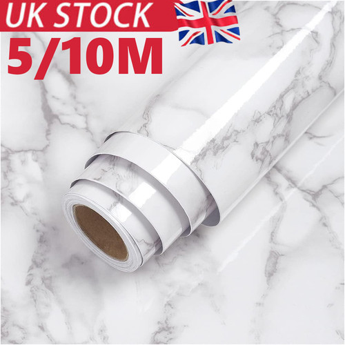 10m marble sticky back film - marble,