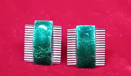Vintage 60s 70s - green, enamel