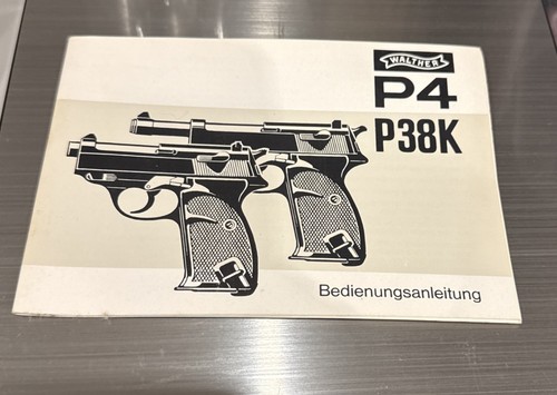 Walther pistol manual p38k - manual, p4