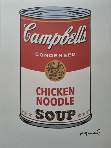 Andy warhol signed - signed, lithograph