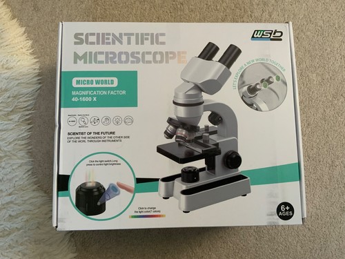 New scientific microscope - new,