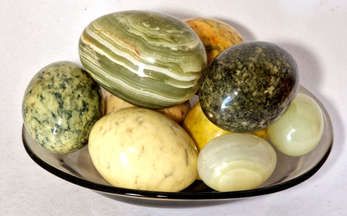 Smoked glass bowl - smoked, of