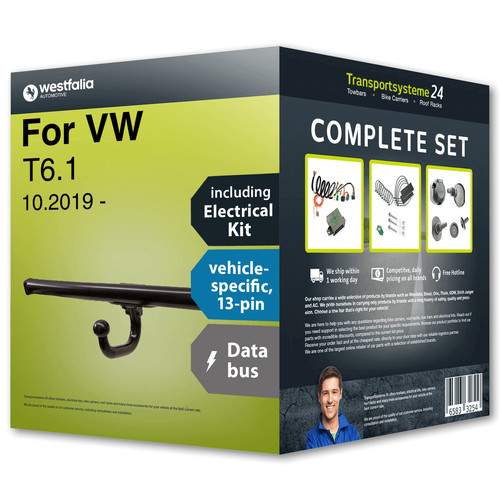 Towbar fixed for - vw, +