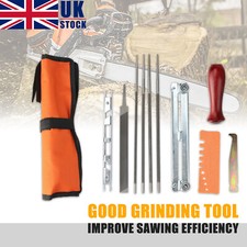 11PCS Chainsaw Sharpening File For Stihl Filing Kit Chain Sharpen Saw Files Tool