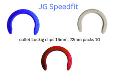JG Speedfit Collet Locking Clips 15mm or 22mm – Packs of 10 | Secure Push-Fit