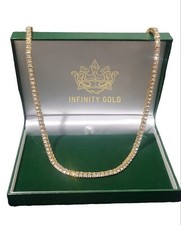 4mm Cz Embossed Tennis Chain