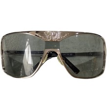 Vintage John Richmond Sunglasses JR 55502 AZ Silver Shield Mask Pilot Aviators