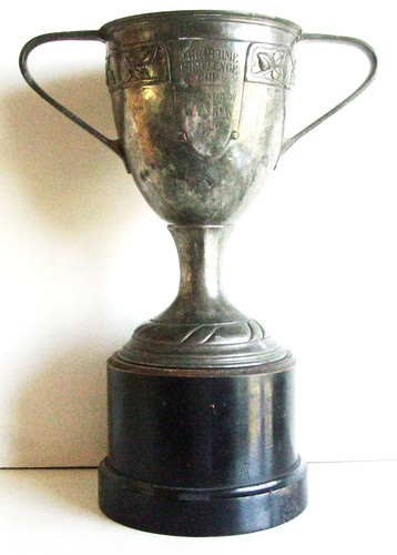 Antique trophy cup 1920s - cup,