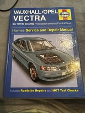 For Vauxhall/Opel - Vectra Petrol & Diesel 1999-2002 Service Manual 3930 Haynes