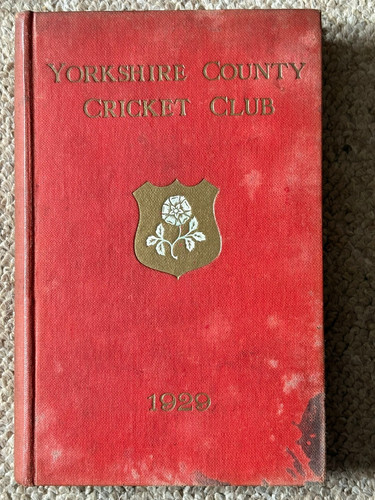 1929 yorkshire county - yorkshire,