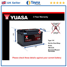 Battery fits BMW 116D 318 528