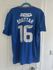 💙 Signed John Souttar Rangers Home Shirt – 2023/24 – BRAND NEW w/ Tags