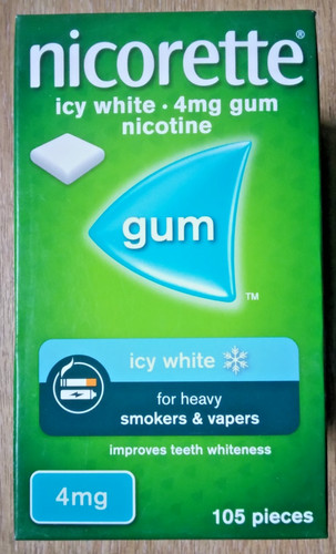 105 nicorette gum 4mg - nicorette,