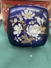 VINTAGE BLUE Enamel Compact