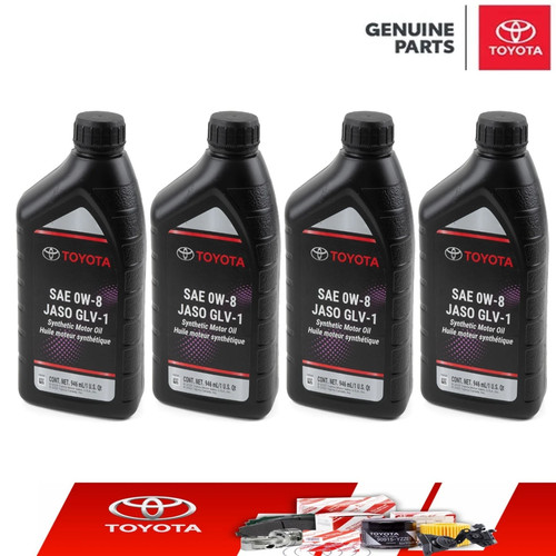 Pack toyota sae 0w - 4, 0w-8