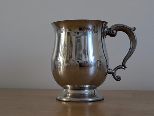 Cannon pewter tankard made - made, in