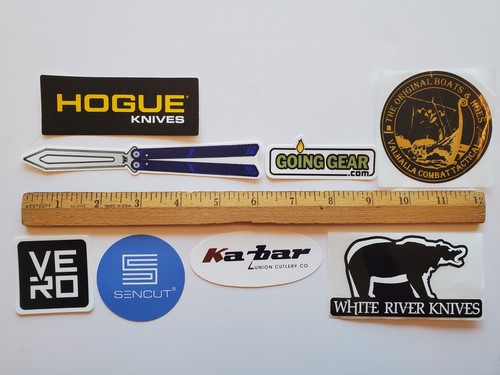 Knife sticker lot - hogue, knives