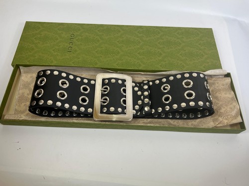 Gucci wide belt black - ,