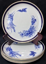 Royal Worcester Blue & White Bird Design 8.9” Plate c1877 - SOLD INDIVIDUALLY