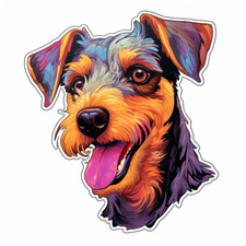 German hunting terrier sticker - german,