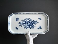 Royal Worcester Blue and White "Hanbury" Large Fine Porcelain Serving Platter