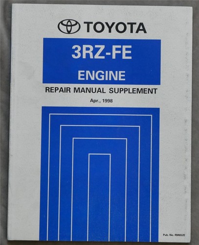 Toyota repair manual engine - repair,