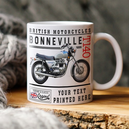 Personalised motorbike mug - personalised,