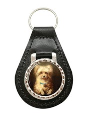 Griffon Bruxellois Leather Key