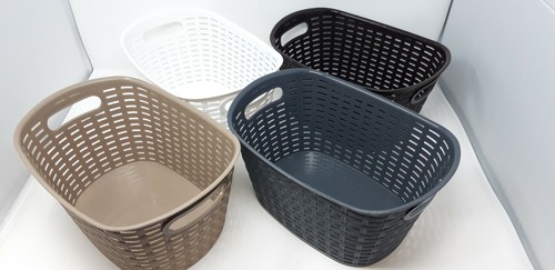 Pack rattan storage baskets - 4,