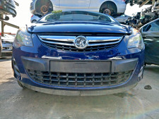 VAUXHALL CORSA D FACELIFT 3 DOOR 2014 FRONT BUMPER IN BLUE Z20Z