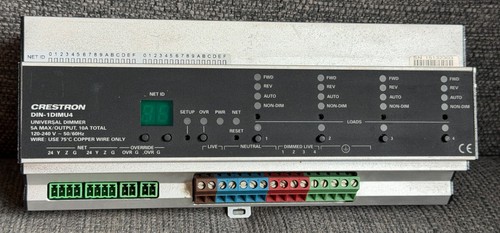 Crestron din 1dimu4 channel - crestron, din-1dimu4