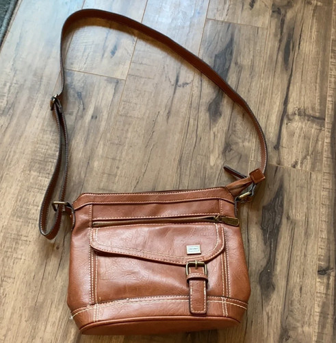 Brown leather handbag - , for