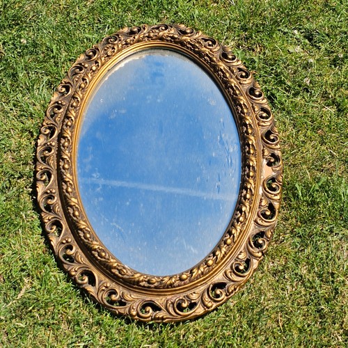 Vintage large ornate - vintage, gilt