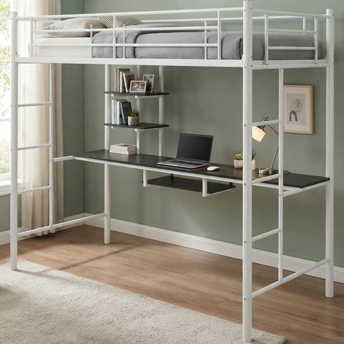 Modern loft bed with desk - modern,