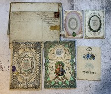 Antique Victorian Card Lot