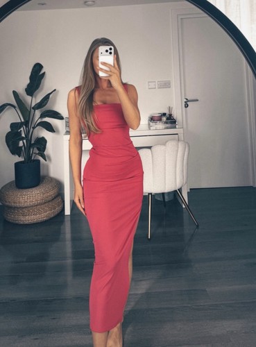 Zara square neckline midi - zara,